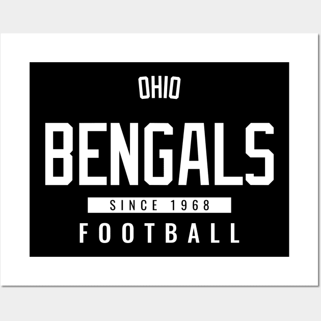 Cincinnati Bengals Wall Art by Tamie